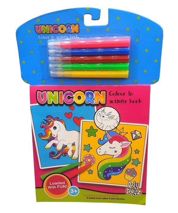 Colour In Activity Unicorn