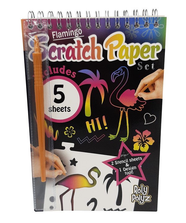 Scratch Paper Flamingo